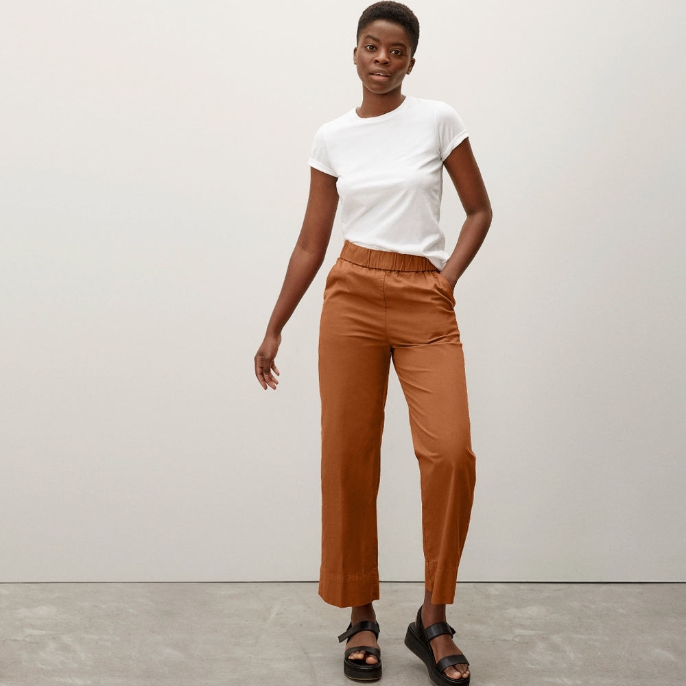 Everlane Easy Pants Honey sz 4 Small Mint!
